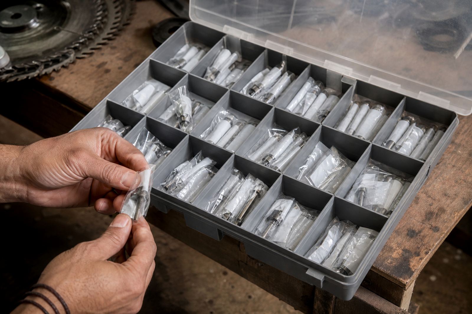 Packing Router Bits