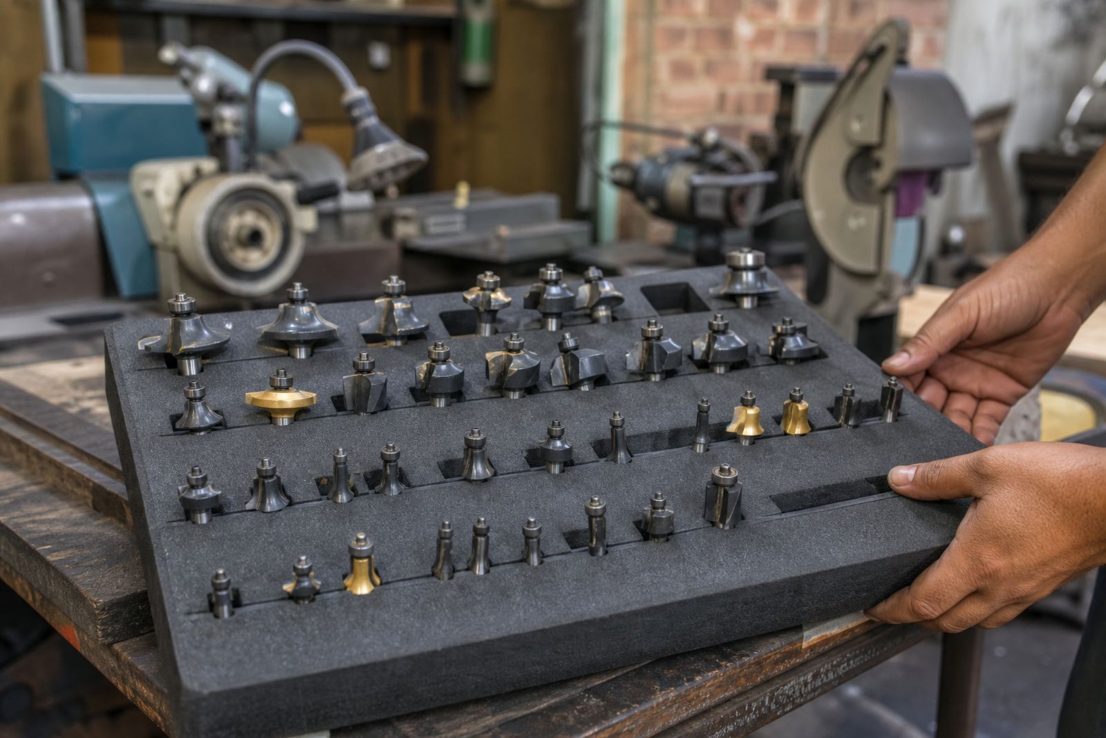 Prepare Router Bits