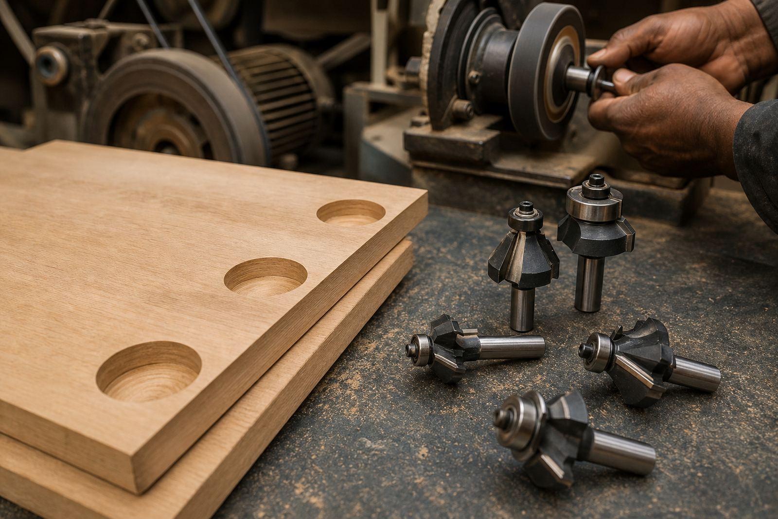 Hinge Boring Bits