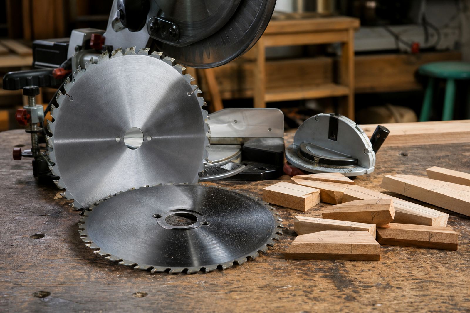 Sliding Mitre Blades