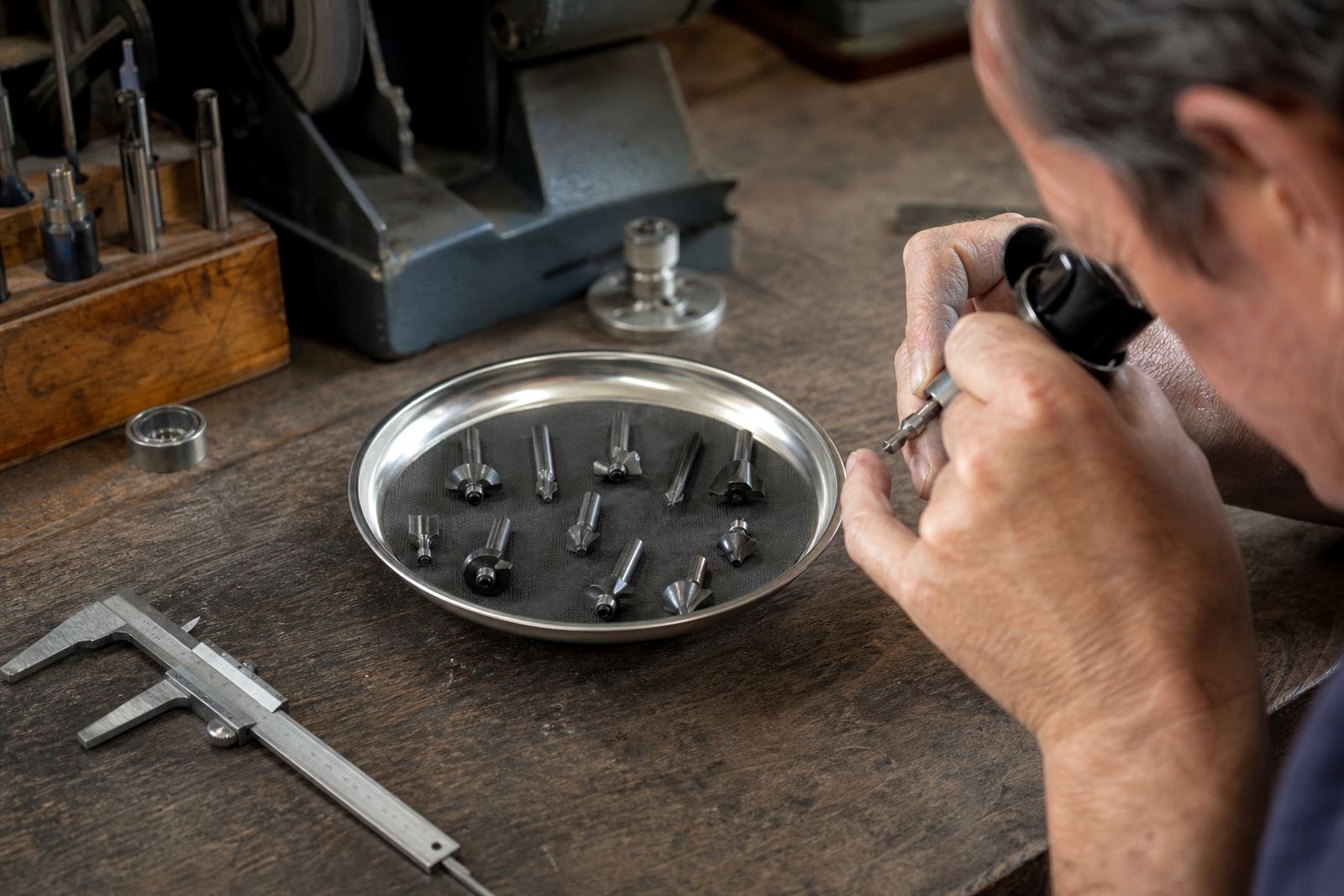 Router Bit Sharpening